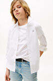 Erkek Çocuk Solid Stretch Poplin Gömlek - Beyaz | 12 Yaş
