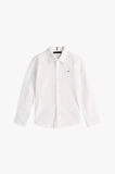 Erkek Çocuk Solid Stretch Poplin Gömlek - Beyaz | 12 Yaş