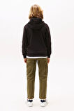 Unisex Çocuk Th Essential Hoodie Kapüşonlu Sweatshirt - Siyah | 16 Yaş