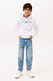 Erkek Çocuk Th Kapüşonlu Sweatshirt - Beyaz | 14 Yaş