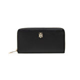 Tommy Hilfiger Kadın Cüzdan Gold Logo Detaylı 8720117442211