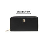 Tommy Hilfiger Kadın Cüzdan Gold Logo Detaylı 8720117442211