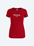 Tommy Jeans Bisiklet Yaka Kırmızı Kadın T-Shirt DW0DW13696XNL KIRMIZI T-SHIRT