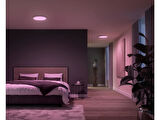 Philips Hue Surimu Beyaz Sıva Üstü RGB Akıllı LED Yuvarlak Panel Tavan Armatürü 40 cm çapında 2850 Lumen