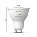 Philips HueWCA 4.2W GU10 Renkli Spot Akıllı Ampul 3'lü Başlangıç Seti (Kumandalı)