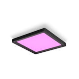 Philips Hue Tento Siyah Sıva Üstü RGB Akıllı LED Panel Tavan Armatürü 30x30cm 1340 Lumen