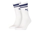 Puma Crew Heritage Stripe 2P Çorap 90794403 Beyaz