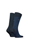 Erkek Th 2'li Uzun Çorap - Lacivert | 39-42