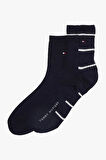 Kadın Th 2'li Kısa Çorap - Lacivert | 35-38