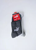 Puma 94711103 Socks - 3-Pack Gri Kadın Çorap