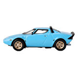 1:64 Diecast Lancia Stratos HF Stradale Azzuro Chiaro Mini GT Model Araba