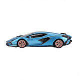 1:64 Diecast Lamborghini Sian FKP 37 Blu Aegir Mini GT Model Araba