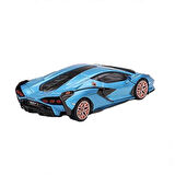 1:64 Diecast Lamborghini Sian FKP 37 Blu Aegir Mini GT Model Araba