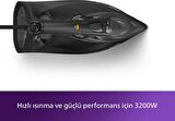 Philips Azur DST7511/80 7500 Serisi Siyah 3200 W Buharlı Ütü