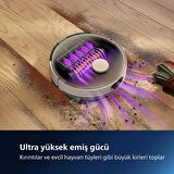 Philips HomeRun 7000 Serisi Aqua Islak-Kuru Robot Süpürge - Otomatik boşaltma istasyonlu - Beyaz & Gold-XU7100/02