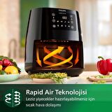 (outlet ürün) Philips HD9243/90 3000 Serisi Airfryer Large, Rapid Air Teknolojisi