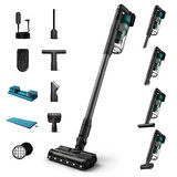  PHİLİPS XC6557/01 CORDLESS VC AQUA DİKEY ŞARJLI SÜPÜRGE + PHİLİPS SERİES 5000 HDA150/60 BAKIR TÜRK KAHVE MAKİNESİ HEDİYELİ