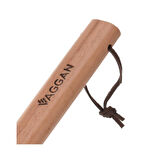 Barbekü Çatal Ahşap Sap  Paslanmaz Çelik 38cm