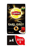 Lipton Earl Grey 1 kg 4'lü Bergamotlu Çay