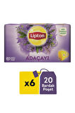 Lipton Adaçayı Bardak Poşet Çay X 6 Adet