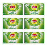 Lipton Yeşil Bardak Poşet Sade 20 li X 6 Adet