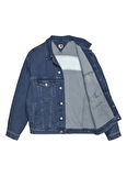 Bol Kesim Erkek Denim Ceket DM0DM193661A5AIDEN OVSZ TRCKR CH613