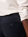 Tommy Hilfiger CHINO BLEECKER STRUCTURE GMD Erkek Lacivert Pantolon MW0MW35636DW5