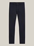 Tommy Hilfiger CHINO BLEECKER STRUCTURE GMD Erkek Lacivert Pantolon MW0MW35636DW5