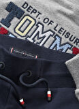 Tommy Hilfiger Baskılı Gri - Lacivert Erkek Eşofman Takımı KB0KB09059P1A