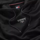 Kadın TJW ESSENTIAL LOGO 1 HOODIE EXT Sweatshirt-Siyah | S