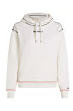 Kadın MDRN REG GBL STP HOODIE Sweatshirt-Beyaz | S