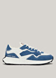 Tommy Hilfiger Beyaz - Mavi Kadın Sneaker EN0EN026550G1