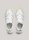 Tommy Hilfiger Beyaz - Krem Erkek Sneaker TECH RUNNER CRAFT VIBRAM