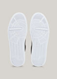 Tommy Hilfiger Siyah Erkek Sneaker TH COURT LEATHER GRAIN ESS