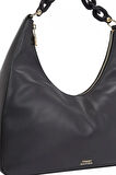 Kadın TH SOFT Leather Omuz Çantası - Siyah | undefined
