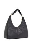 Kadın TH SOFT Leather Omuz Çantası - Siyah | undefined