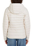 Tommy Hilfiger Beyaz Kadın Şişme Mont SPORTY LW DOWN JACKET