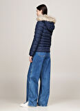 Tommy Jeans Lacivert Kadın Şişme Mont TJW BASIC HOODED DOWN JACKET EXT