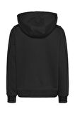 Kadın Tjw Bayrak Logo Sweatshirt - Siyah | XS