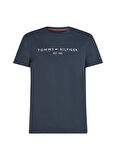 Tommy Hilfiger Bisiklet Yaka Gri Erkek T-Shirt MW0MW11797POM