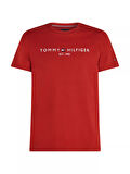 Erkek TOMMY LOGO TEE T-Shirt-Kırmızı | M