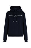 Kadın TH MDRN REG CORP LOGO Sweatshirt - Lacivert | XS