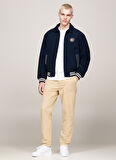 Tommy Jeans Lacivert Erkek Mont DM0DM19626C1G CREST CORD LETTERMAN