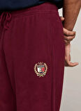 Tommy Jeans Regular Fit Bordo Erkek Eşofman Altı DM0DM19805VLP REG CRES