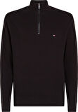 TOMMY HILFIGER STRUCTURE ZIP MOCK Süveter
