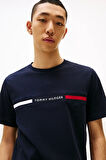 Erkek Th Yuvarlak Yaka T-Shirt - Lacivert | XS