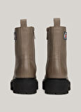 Tommy Hilfiger Deri Gri Kadın Bot EN0EN02628PKC