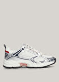 Tommy Hilfiger Beyaz - Gümüş Kadın Sneaker EN0EN02680YBL