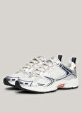 Tommy Hilfiger Beyaz - Gümüş Kadın Sneaker EN0EN02680YBL