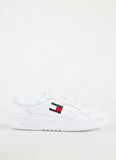 Tommy Hilfiger Beyaz Erkek Sneaker (NEW)TJM CUPSOLE LEATHER ESS